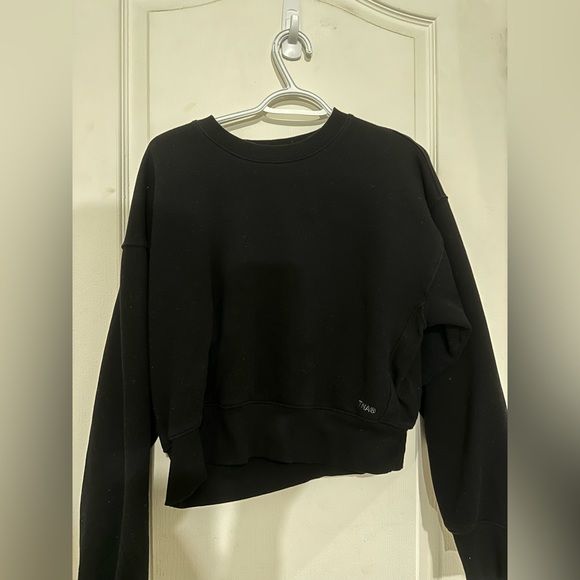 Aritzia TNA Cozy Fleece Boyfriend Boxy Crewneck Sweatshirt - Picture 6 of 6